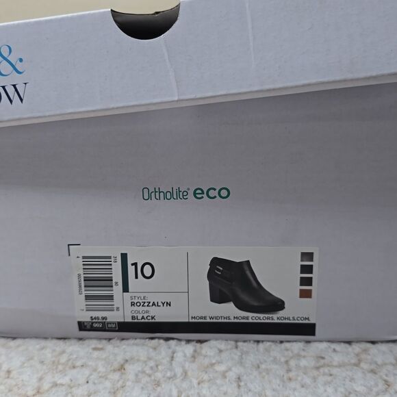 NIB Croft & Barrow Rozzalyn Women's Heeled Boots Sz 10 - Picture 7 of 7